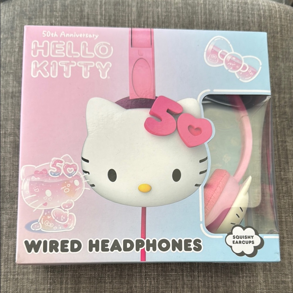 50th Anniversary Hello Kitty Wired Headphones